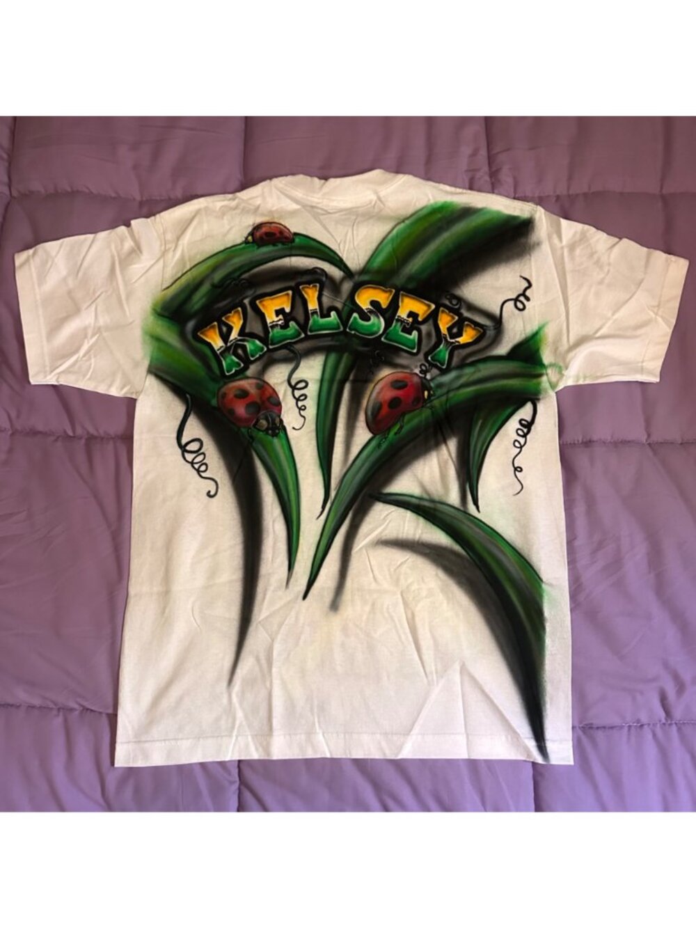Custom Airbrushed "This Is How We Roll" T-Shirt With Bus Design Personalized "Ke - Picture 3 of 13